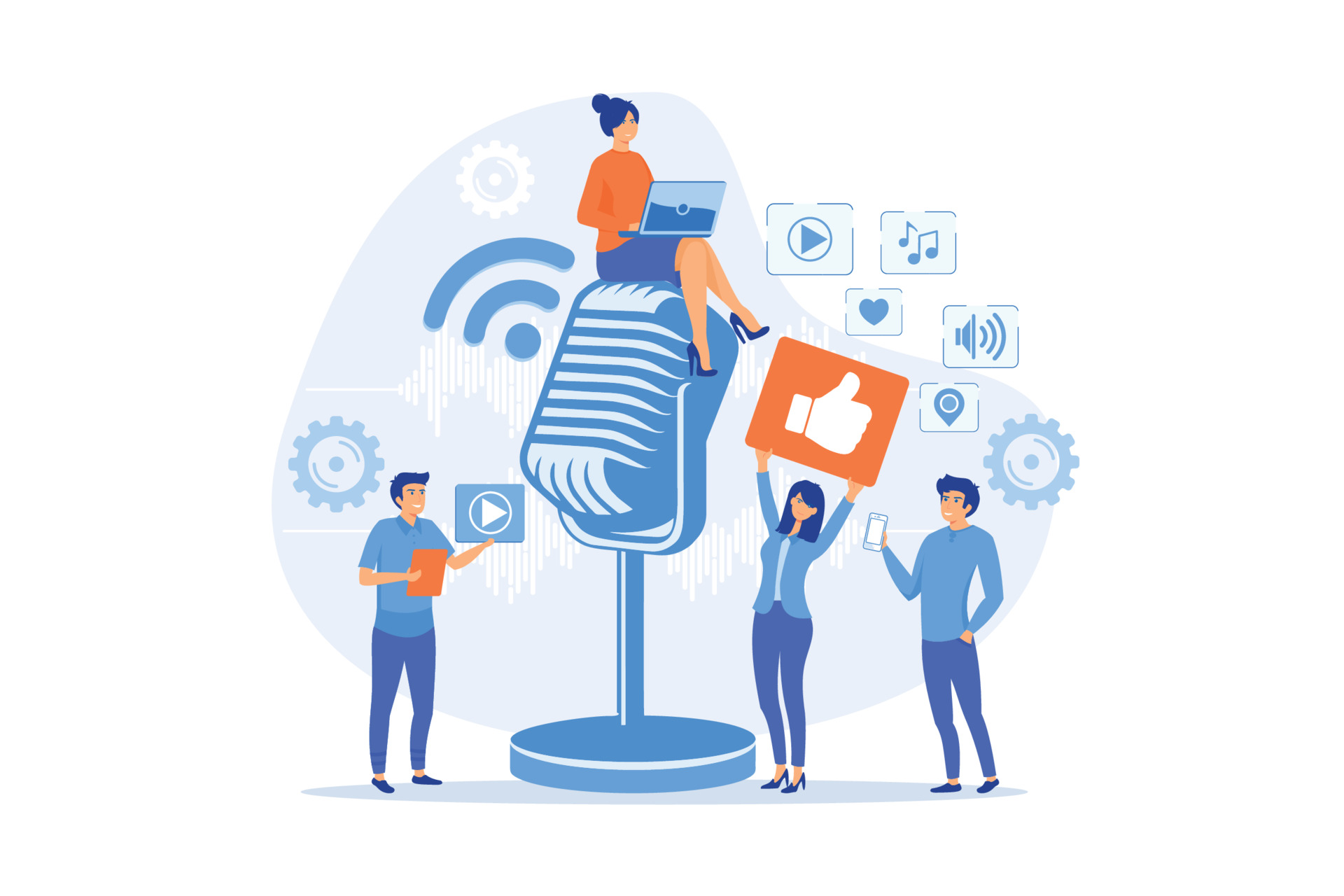 Increase Listens and Downloads for B2B Podcast; Harnessing the Power of Social Media